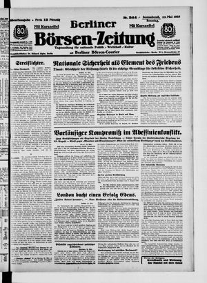 Berliner Börsen-Zeitung vom 25.05.1935