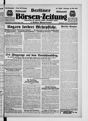 Berliner Börsen-Zeitung vom 28.05.1935