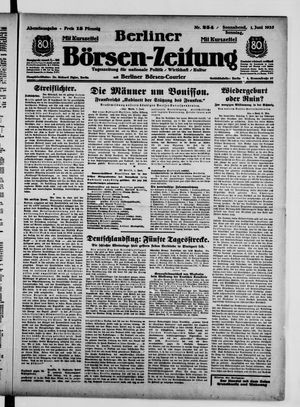 Berliner Börsen-Zeitung vom 01.06.1935