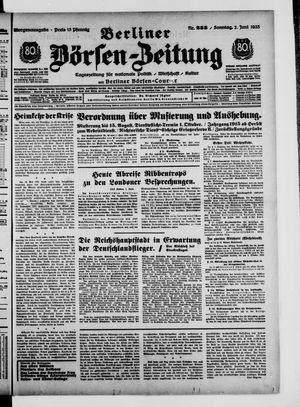 Berliner Börsen-Zeitung vom 02.06.1935