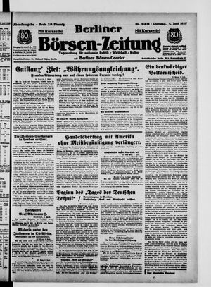 Berliner Börsen-Zeitung vom 04.06.1935