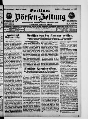 Berliner Börsen-Zeitung vom 05.06.1935