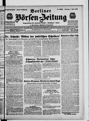 Berliner Börsen-Zeitung vom 07.06.1935