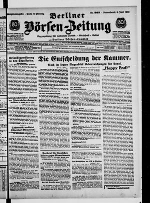 Berliner Börsen-Zeitung vom 08.06.1935