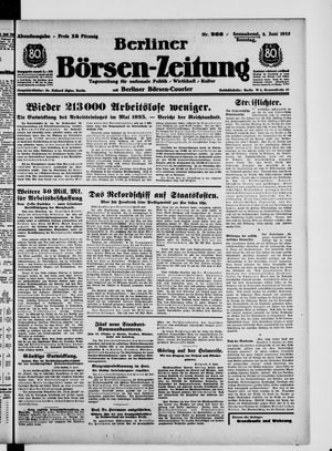 Berliner Börsen-Zeitung vom 08.06.1935