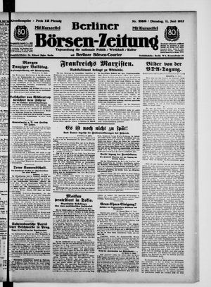 Berliner Börsen-Zeitung vom 11.06.1935