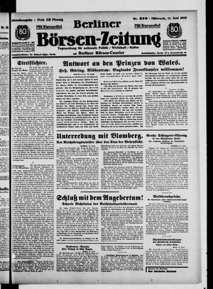 Berliner Börsen-Zeitung vom 12.06.1935