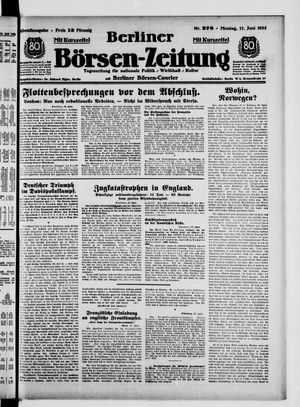 Berliner Börsen-Zeitung vom 17.06.1935