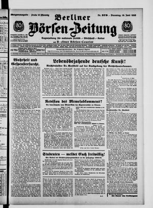 Berliner Börsen-Zeitung vom 18.06.1935
