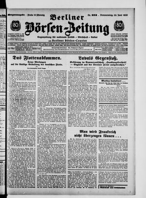 Berliner Börsen-Zeitung vom 20.06.1935