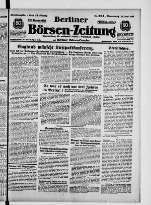 Berliner Börsen-Zeitung vom 20.06.1935