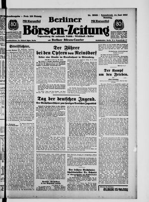 Berliner Börsen-Zeitung vom 22.06.1935