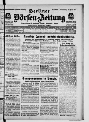 Berliner Börsen-Zeitung vom 27.06.1935