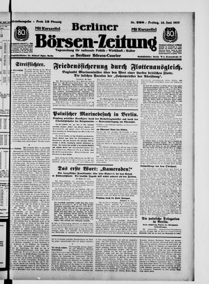 Berliner Börsen-Zeitung vom 28.06.1935