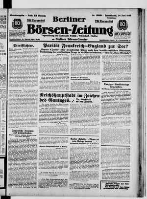 Berliner Börsen-Zeitung vom 29.06.1935
