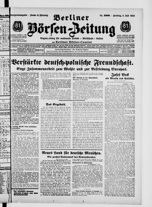 Berliner Börsen-Zeitung vom 05.07.1935
