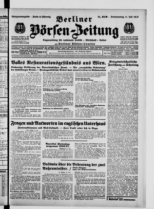Berliner Börsen-Zeitung on Jul 11, 1935