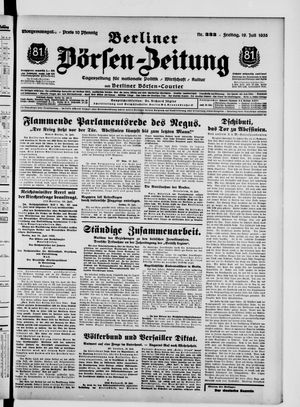 Berliner Börsen-Zeitung vom 19.07.1935
