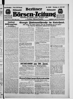 Berliner Börsen-Zeitung on Jul 23, 1935