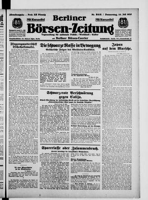 Berliner Börsen-Zeitung on Jul 25, 1935