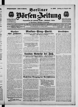 Berliner Börsen-Zeitung vom 23.08.1935