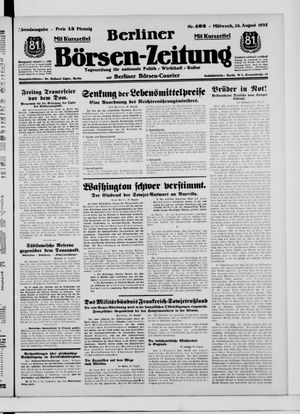 Berliner Börsen-Zeitung vom 28.08.1935