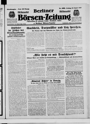 Berliner Börsen-Zeitung vom 30.08.1935