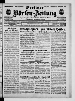 Berliner Börsen-Zeitung vom 11.09.1935