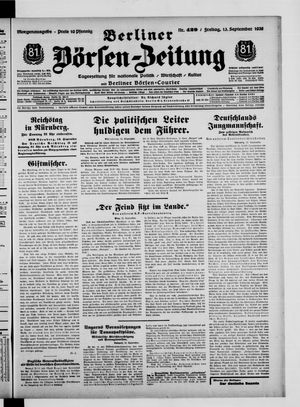 Berliner Börsen-Zeitung vom 13.09.1935