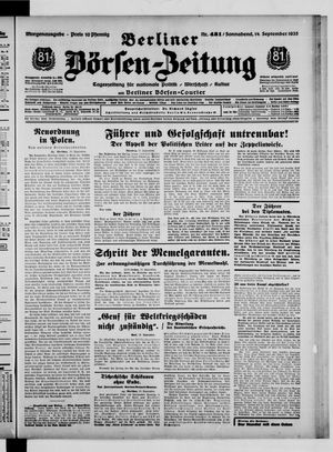 Berliner Börsen-Zeitung vom 14.09.1935