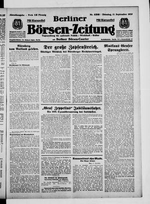 Berliner Börsen-Zeitung vom 17.09.1935