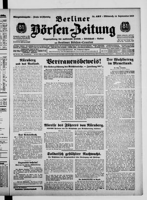 Berliner Börsen-Zeitung vom 18.09.1935