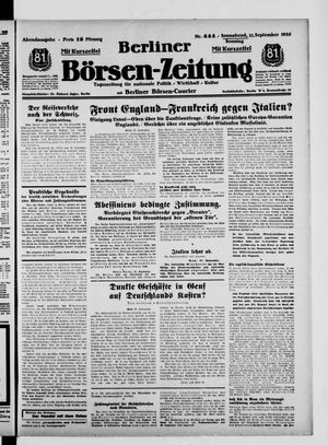 Berliner Börsen-Zeitung vom 21.09.1935