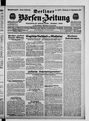 Berliner Börsen-Zeitung vom 24.09.1935