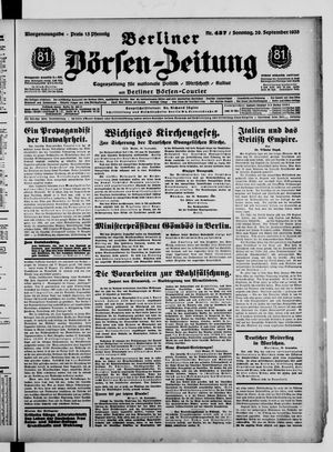 Berliner Börsen-Zeitung vom 29.09.1935