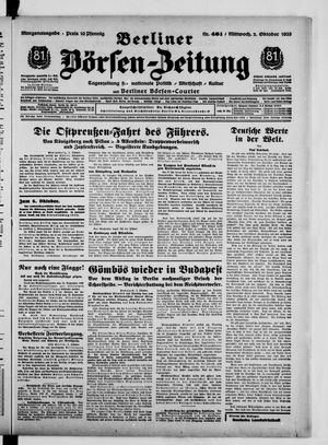 Berliner Börsen-Zeitung vom 02.10.1935