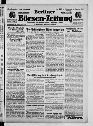 Berliner Börsen-Zeitung vom 05.10.1935