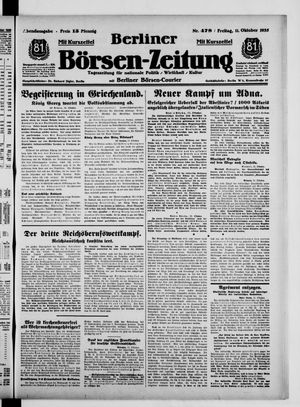 Berliner Börsen-Zeitung vom 11.10.1935