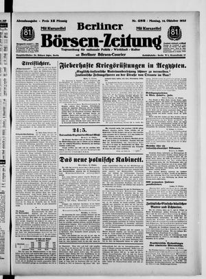 Berliner Börsen-Zeitung vom 14.10.1935