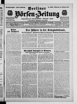 Berliner Börsen-Zeitung vom 16.10.1935