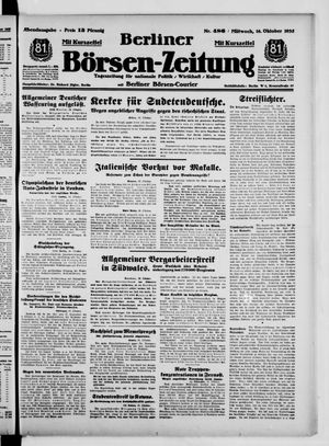 Berliner Börsen-Zeitung vom 16.10.1935