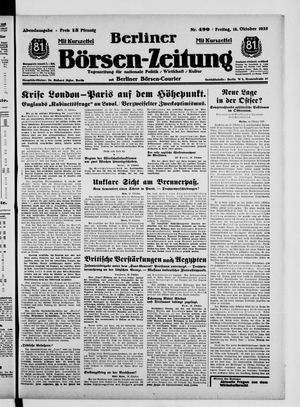 Berliner Börsen-Zeitung vom 18.10.1935