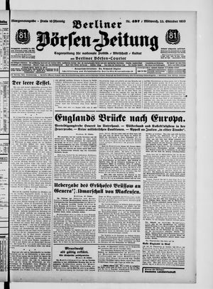 Berliner Börsen-Zeitung vom 23.10.1935