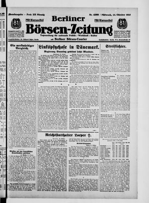 Berliner Börsen-Zeitung vom 23.10.1935