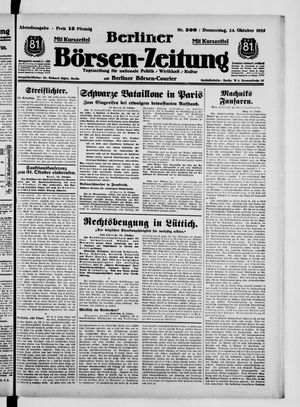 Berliner Börsen-Zeitung vom 24.10.1935