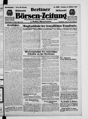 Berliner Börsen-Zeitung vom 28.10.1935