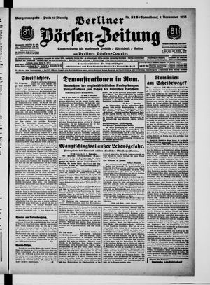 Berliner Börsen-Zeitung vom 02.11.1935