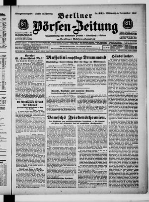 Berliner Börsen-Zeitung vom 06.11.1935