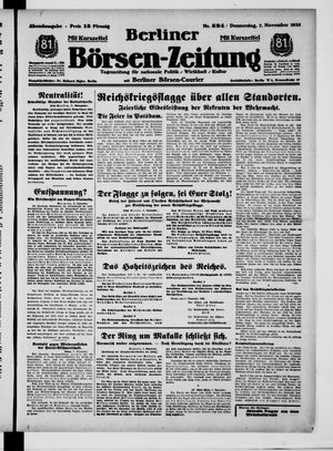 Berliner Börsen-Zeitung vom 07.11.1935