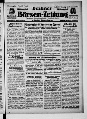 Berliner Börsen-Zeitung vom 18.11.1935